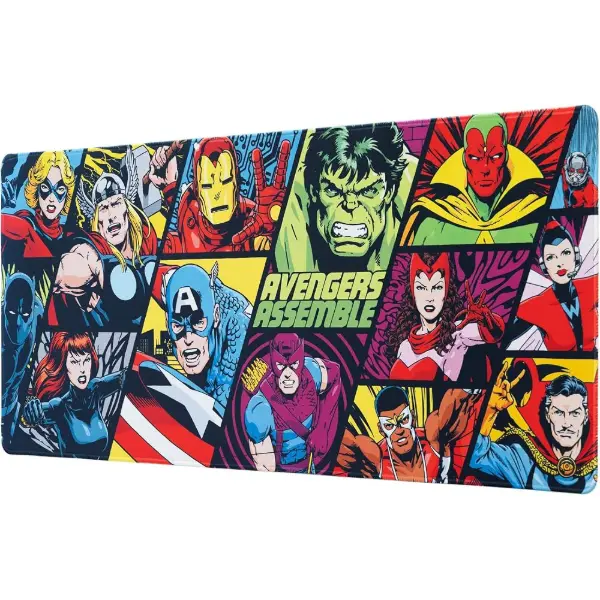 Grupo Erik — Tapis de souris XXL Avengers, 80 × 35 cm — idée cadeau Avengers