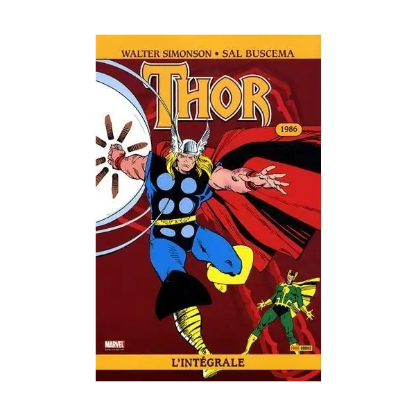 Couverture de l'Intégrale Thor 1986 par Walter Simonson