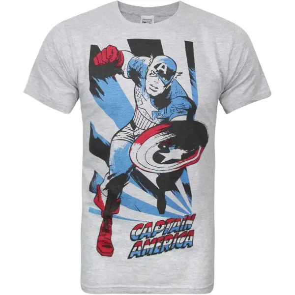 T-shirt homme Marvel officiel Captain America