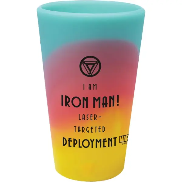 WinCraft — Verre à bière en silicone Marvel Iron Man, 473 ml