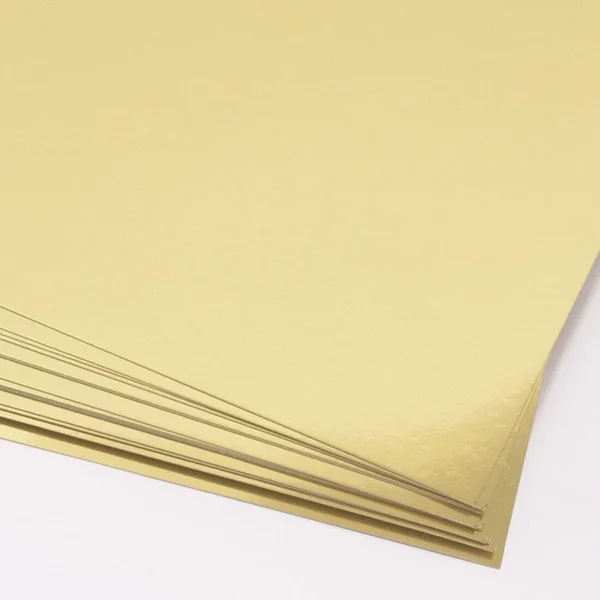 Craftelier — Lot de 15 Feuilles de Papier Cartonné Métallisé