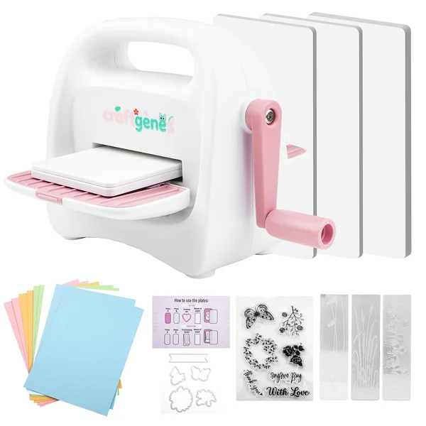 CraftGenes Mini Machine de Découpe et de Gaufrage