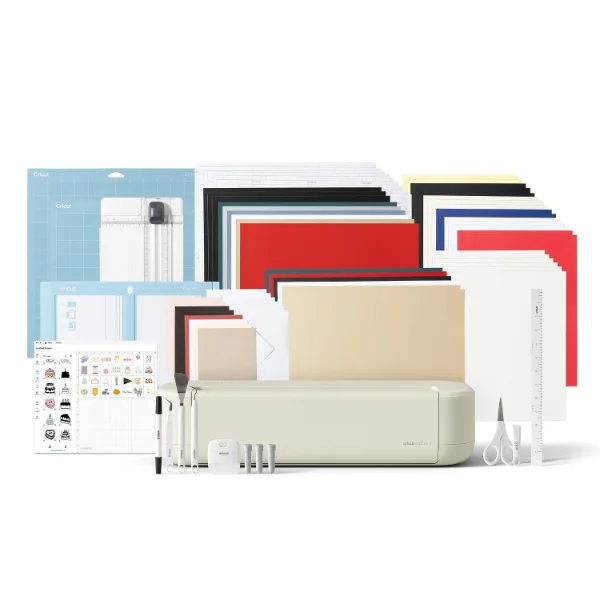 Cricut Explore 5 Pack Deluxe — Plotter 30,5 cm avec Matériaux