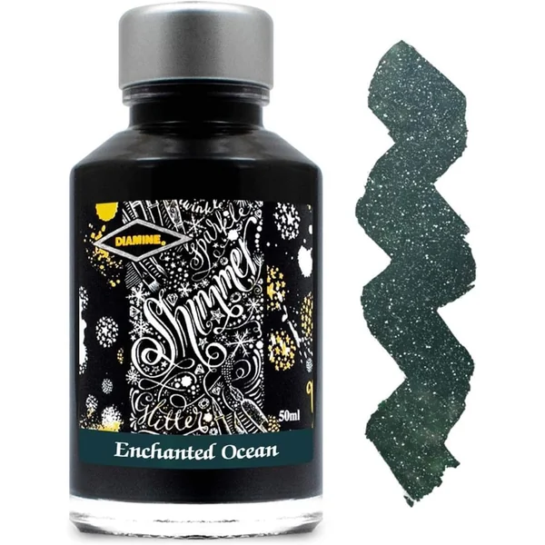 Diamine Shimmer — Encre Enchanted Ocean, 50 ml