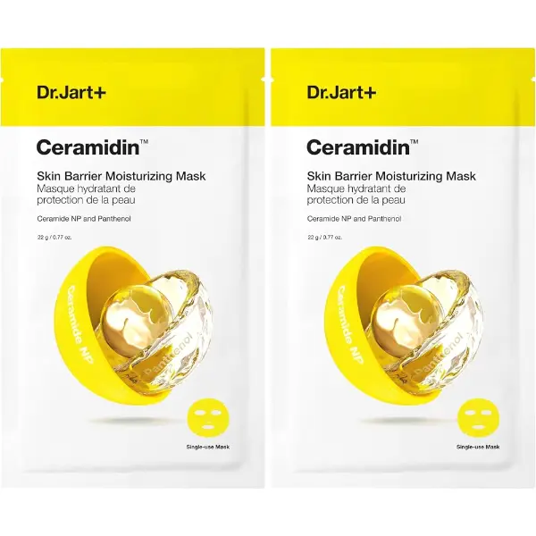 Dr.Jart+ — Ceramidin, masque tissu hydratant (lot de 2)