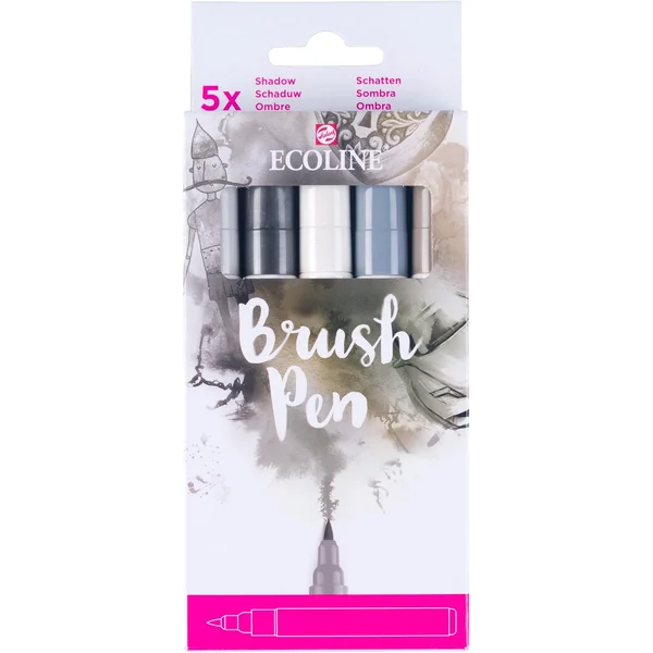 Ecoline — Set de 5 Marqueurs Pinceau Aquarelle
