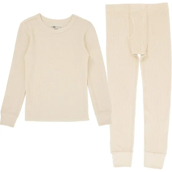 Fruit of the Loom — Ensemble thermique gaufré haut et bas, enfant