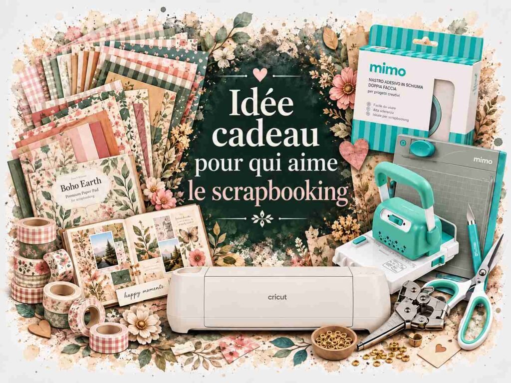 94 Cadeaux pour Ceux qui Aiment le Scrapbooking : Machines, Papiers, Tampons et Albums — Guide 2026