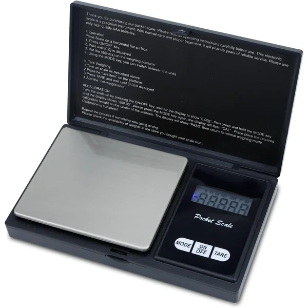 Intirilife — Balance Numérique Fine 500 g, Noire