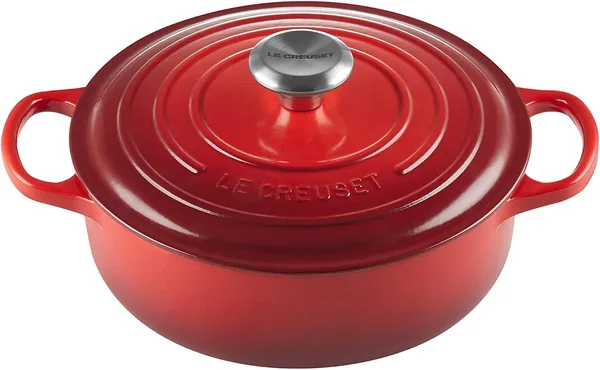 Le Creuset Signature — cocotte ronde basse 24 cm — cadeau pour ceux qui aiment cuisiner
