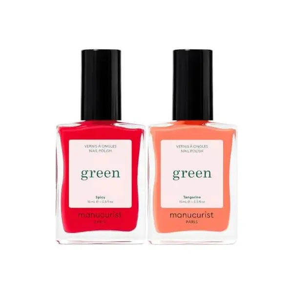 Manucurist Green — Coffret 2 vernis Spicy & Tangerine