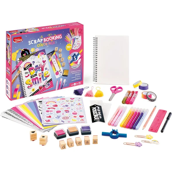 Maped Creativ — Kit Complet de Scrapbooking, 70 Accessoires