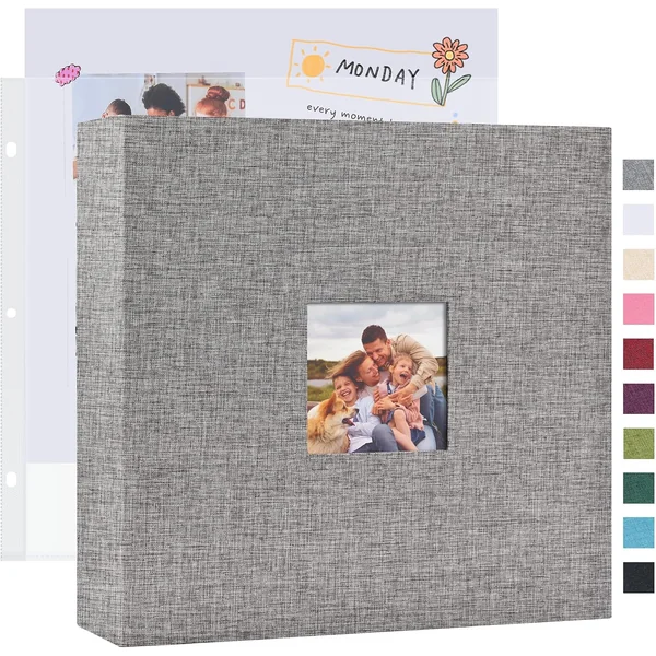 Mublalbum — Album de Scrapbooking 30 × 30 cm avec 40 Pochettes