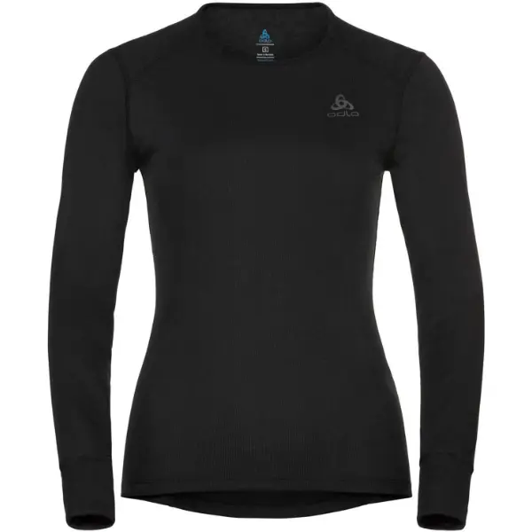 Odlo Active Warm — Haut thermique manches longues, col rond, femme