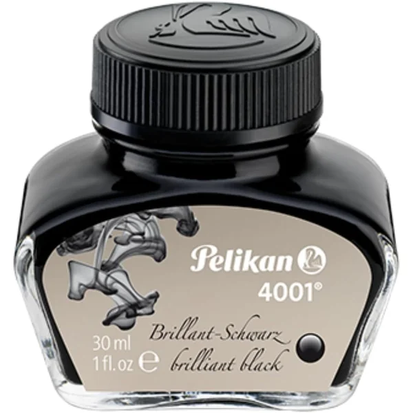 Pelikan Encre 4001 — Flacon 30 ml, Noir Brillant