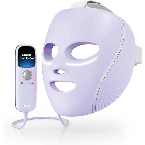 Shark — CryoGlow, masque LED rouge et bleu