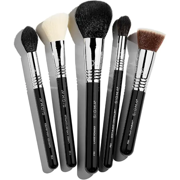 Sigma Beauty — Set de 5 pinceaux visage classiques