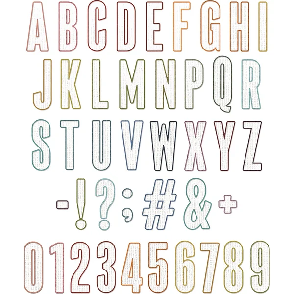Sizzix Thinlits — Alphabet Bulletin 43 Pièces par Tim Holtz