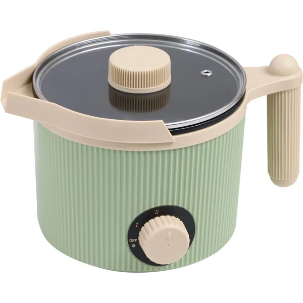 TOAUTO — Pot de Cire 1,5 L avec Couvercle, Vert