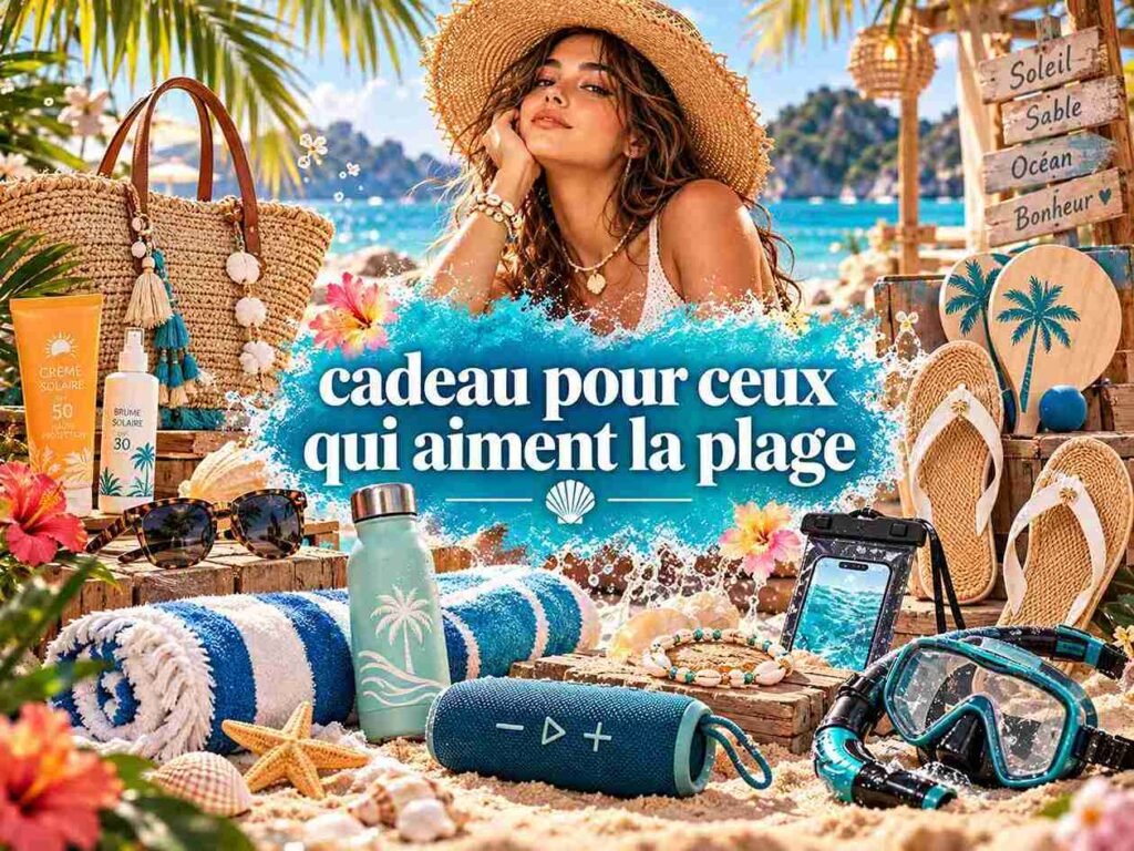 Cadeaux pour Ceux qui Aiment la Plage : 58 Idées — Chaise Légère, Glacière Sac à Dos, Pochette Étanche et Jeux de Sable — Cadeau Plage Guide 2026