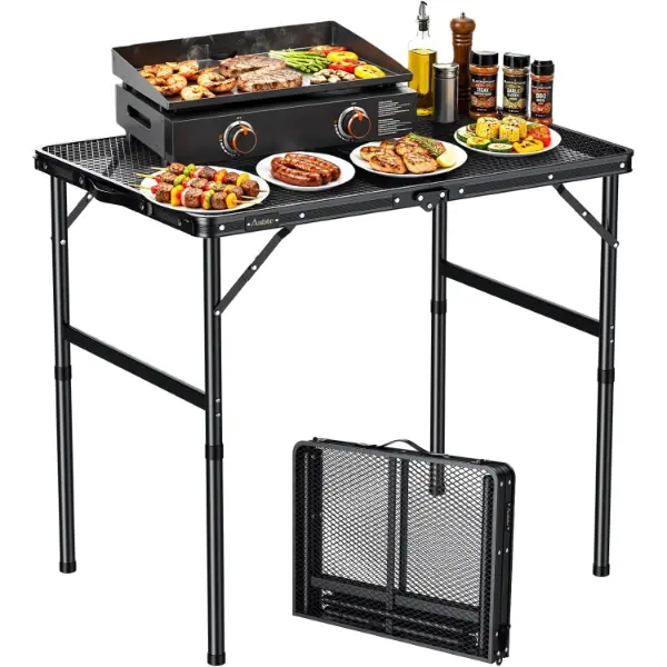 Anbte — Table pliante réglable en 2 hauteurs