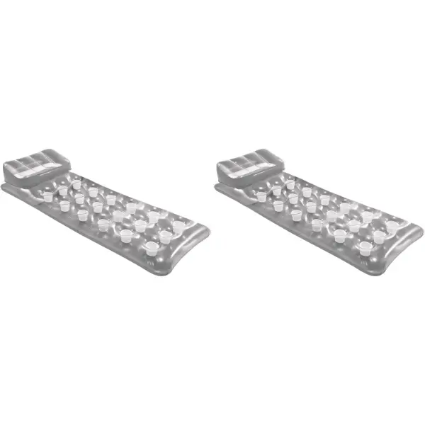 Intex — Matelas à bronzer avec oreiller intégré
