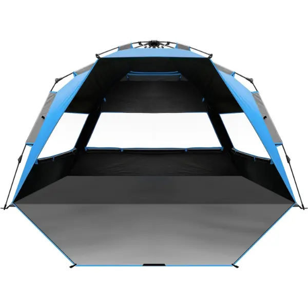 OutdoorMaster — Tente de plage UPF 50+ pour 4 à 6 personnes